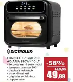 Happy Casa DICTROLUX FORNO E FRIGGITRICE AD ARIA offerta