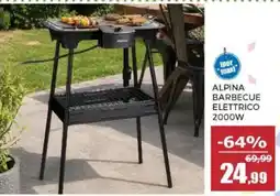 Happy Casa Alpina barbecue elettrico 2000w offerta