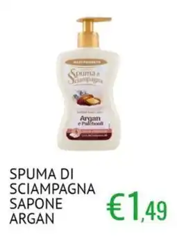 Sugros Spuma di Sciampagna Sapone Argan offerta