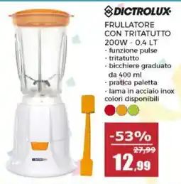 Happy Casa FRULLATORE CON TRITATUTTO DICTROLUX offerta