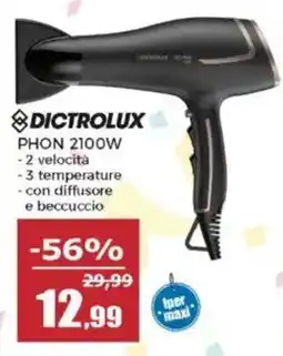 Happy Casa DICTROLUX PHON 2100W offerta