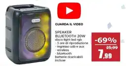 Happy Casa Speaker Bluetooth 20W offerta
