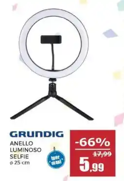 Happy Casa Grundig anello luminoso selfie offerta