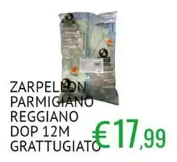 Sugros ZARPELLON PARMIGIANO REGGIANO DOP 12M GRATTUGIATO offerta