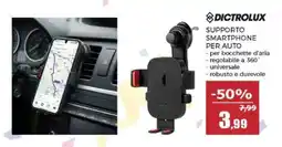 Happy Casa DICTROLUX SUPPORTO SMARTPHONE PER AUTO offerta