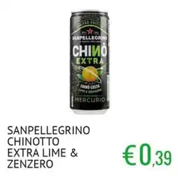 Sugros SANPELLEGRINO CHINOTTO EXTRA LIME & ZENZERO offerta