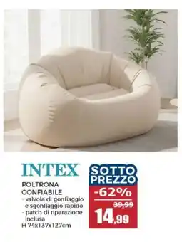 Happy Casa Intex poltrona confiabile offerta