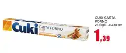 Happy Casa Cuki carta forno offerta