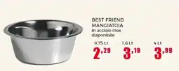 Happy Casa BEST FRIEND MANGIATOIA in acciaio inox offerta