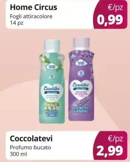 Acqua & Sapone Home Circus Fogli attiracolore offerta