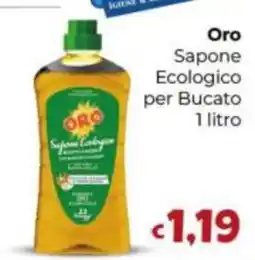 Le Bolle di Giù Giù Oro Sapone Ecologico per Bucato offerta