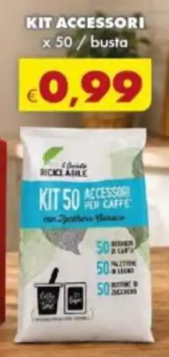 Le Bolle di Giù Giù KIT 50 ACCESSORI PER CAFFE' offerta