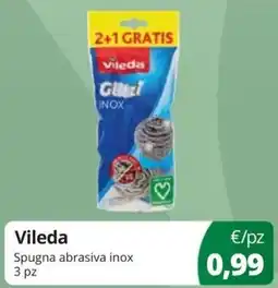 Acqua & Sapone Vileda Spugna abrasiva inox offerta