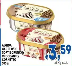 DEM Algida Carte D'Or Soft E Crunchy Croccante/Cornetto offerta
