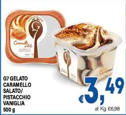 DEM G7 GELATO CARAMELLO SALATO/PISTACCHIO VANIGLIA offerta