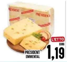 Al Discount PRESIDENT EMMENTAL offerta