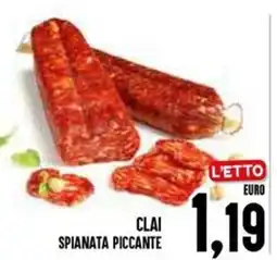 Al Discount CLAI SPIANATA PICCANTE offerta