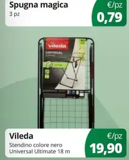Acqua & Sapone Vileda Stendino colore nero offerta