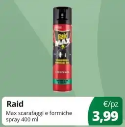 Acqua & Sapone Raid Max scarafaggi e formiche offerta