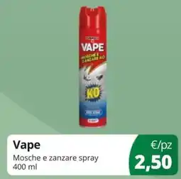 Acqua & Sapone Vape Mosche e zanzare spray offerta
