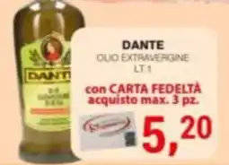 Supermercati Spesa Mia Dante olio extravergine offerta