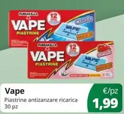 Acqua & Sapone Vape Piastrine antizanzare ricarica offerta