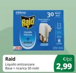 Acqua & Sapone Raid Liquido antizanzare offerta