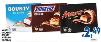 MARS/SNICKERS/BOUNTY ICE BAR