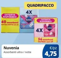 Acqua & Sapone Nuvenia Assorbenti ultra / notte offerta