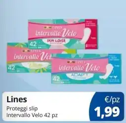 Acqua & Sapone Lines Proteggi slip Intervallo Velo offerta