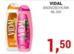 Supermercati Spesa Mia VIDAL BAGNOSCHIUMA offerta