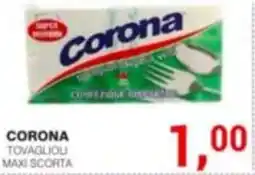 Supermercati Spesa Mia Corona tovaglioli offerta