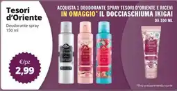 Acqua & Sapone Deodorante spray Tesori d'Oriente offerta