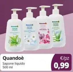Acqua & Sapone Quandoè Sapone liquido offerta