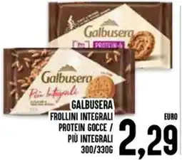 Al Discount Galbusera Frollini Integrali offerta