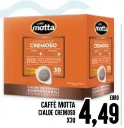 Al Discount Caffè Motta Cialde Cremoso offerta