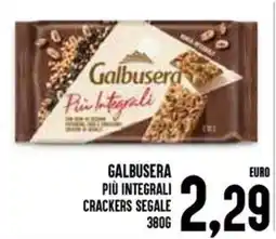 Al Discount Galbusera Più Integrali Crackers Segale offerta