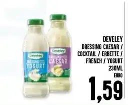 Al Discount Develey Dressing Caesar / Cocktail / Erbette / French / Yogurt offerta