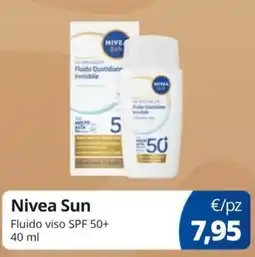 Acqua & Sapone Nivea Sun Fluido viso SPF 50+ offerta