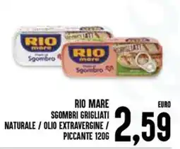 Al Discount RIO MARE SGOMBRI GRIGLIATI offerta