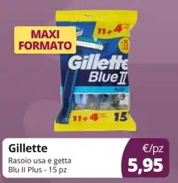 Acqua & Sapone Gillette Rasoio usa e getta Blu II Plus offerta