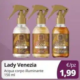 Acqua & Sapone Lady Venezia Acqua corpo illuminante offerta