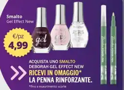 Acqua & Sapone Smalto Gel Effect New Deborah offerta