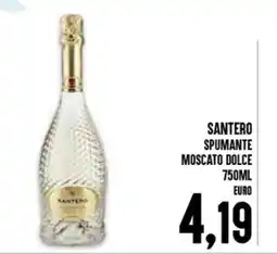 Al Discount SANTERO SPUMANTE MOSCATO DOLCE offerta