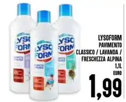 Al Discount LYSOFORM PAVIMENTO CLASSICO offerta