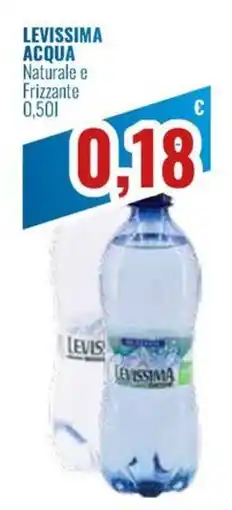 Paladini Otello Supermercato LEVISSIMA ACQUA Naturale e Frizzante offerta