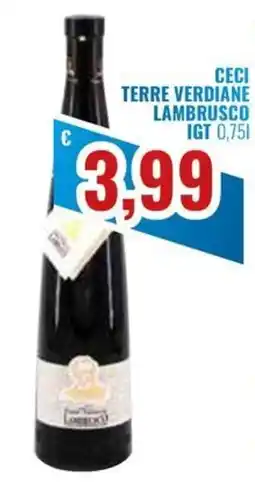 Paladini Otello Supermercato CECI TERRE VERDiane LAMBRUSCO IGT offerta