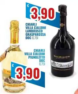 Paladini Otello Supermercato CHIARLI VILLA CIALDINI LAMBRUSCO GRASPAROSSA DOC offerta