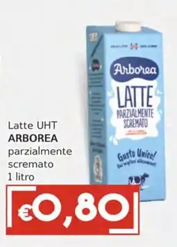 Italy Cash Latte UHT ARBOREA parzialmente scremato offerta