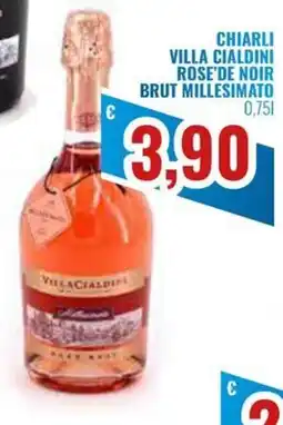 Paladini Otello Supermercato Chiarli villa cialdini rose'de noir brut millesimato offerta